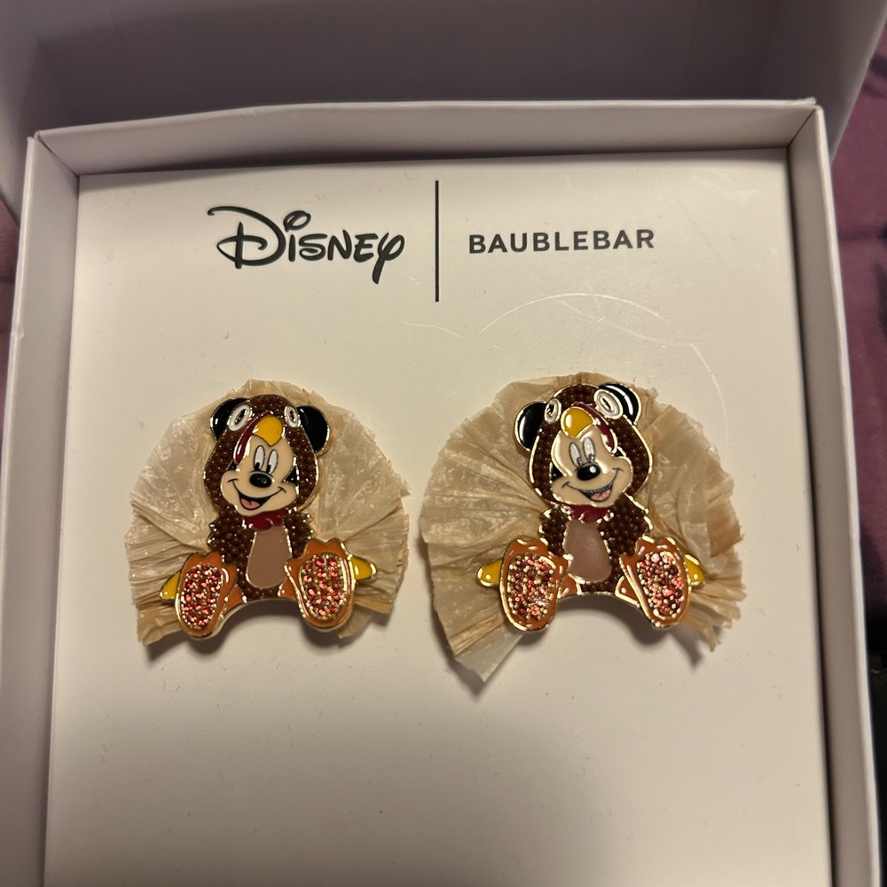 Disney Baublebar Mickey Earrings